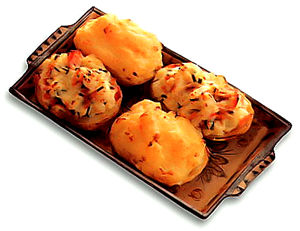 Картофель испеченный в мундире с сыром