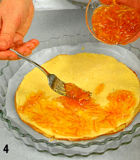 Блинный торт с апельсиновым джемом